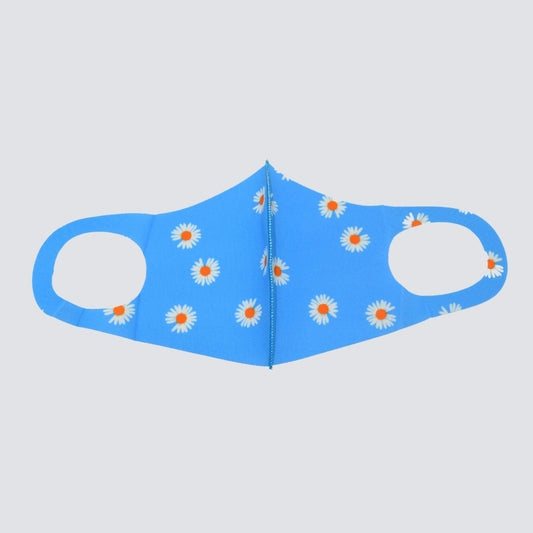 Flower-Patterned-Mask-Blue