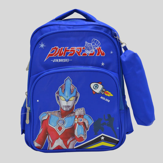 G25030 Ultra Man Backpack & Pencil Case