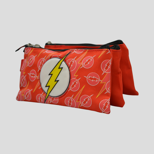 Flash 3-Sectioned Pencil Case