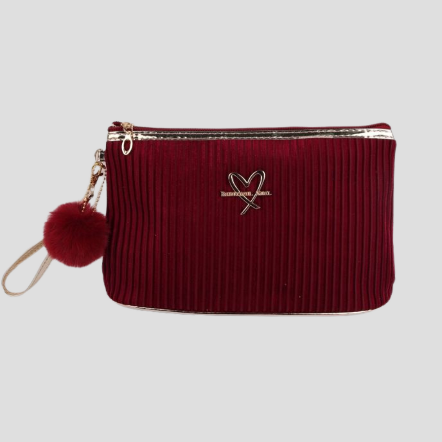 Burgundy Cosmetic Bag