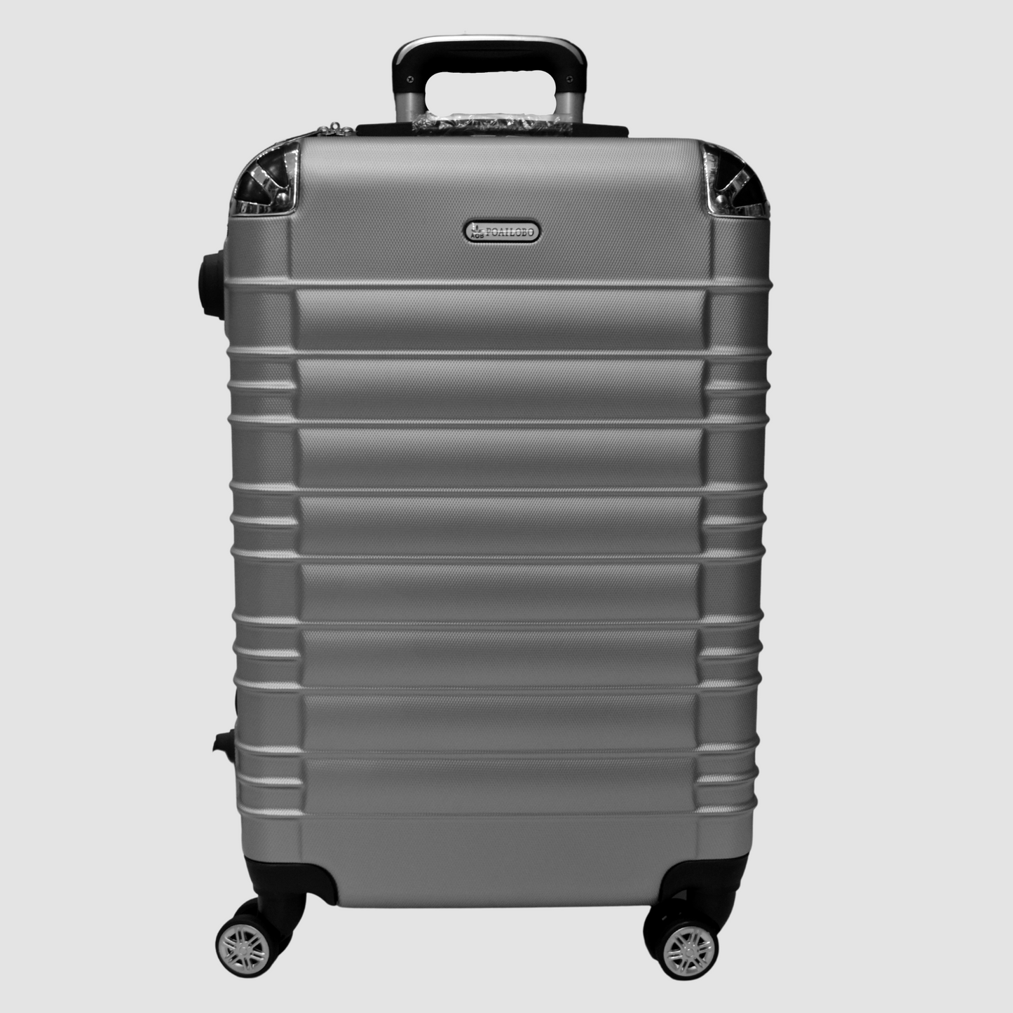 Striped Hard Case Luggage