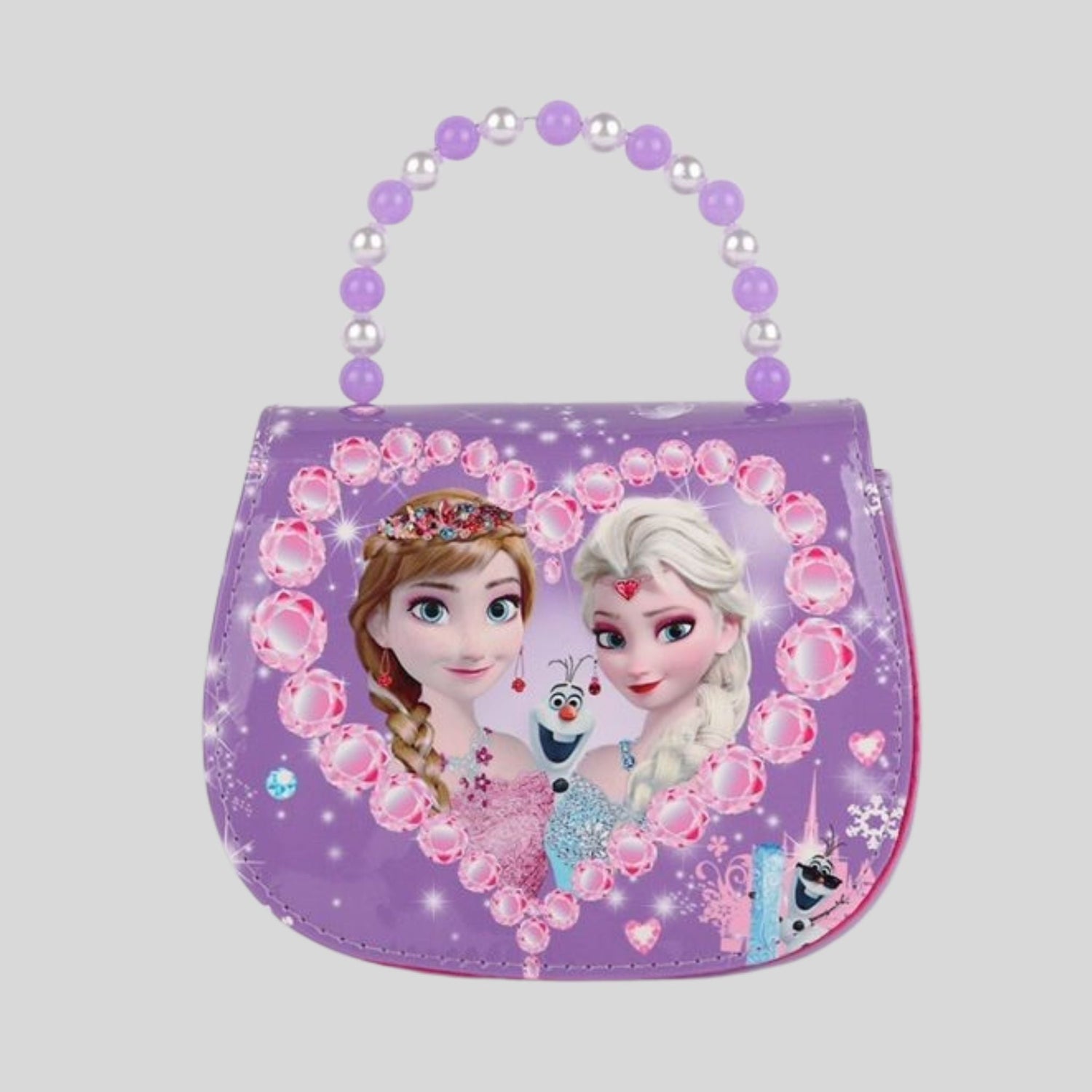 Purple Frozen Handbag / Crossbody