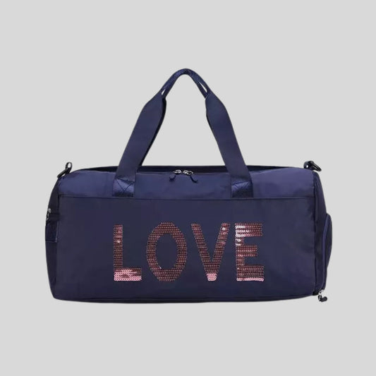 A668 LOVE DUFFEL BAG