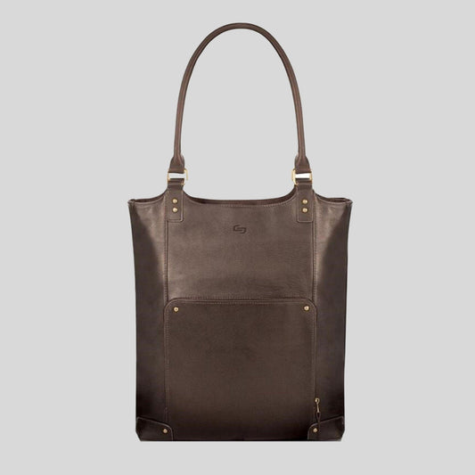 Solo Leather Bucket Tote