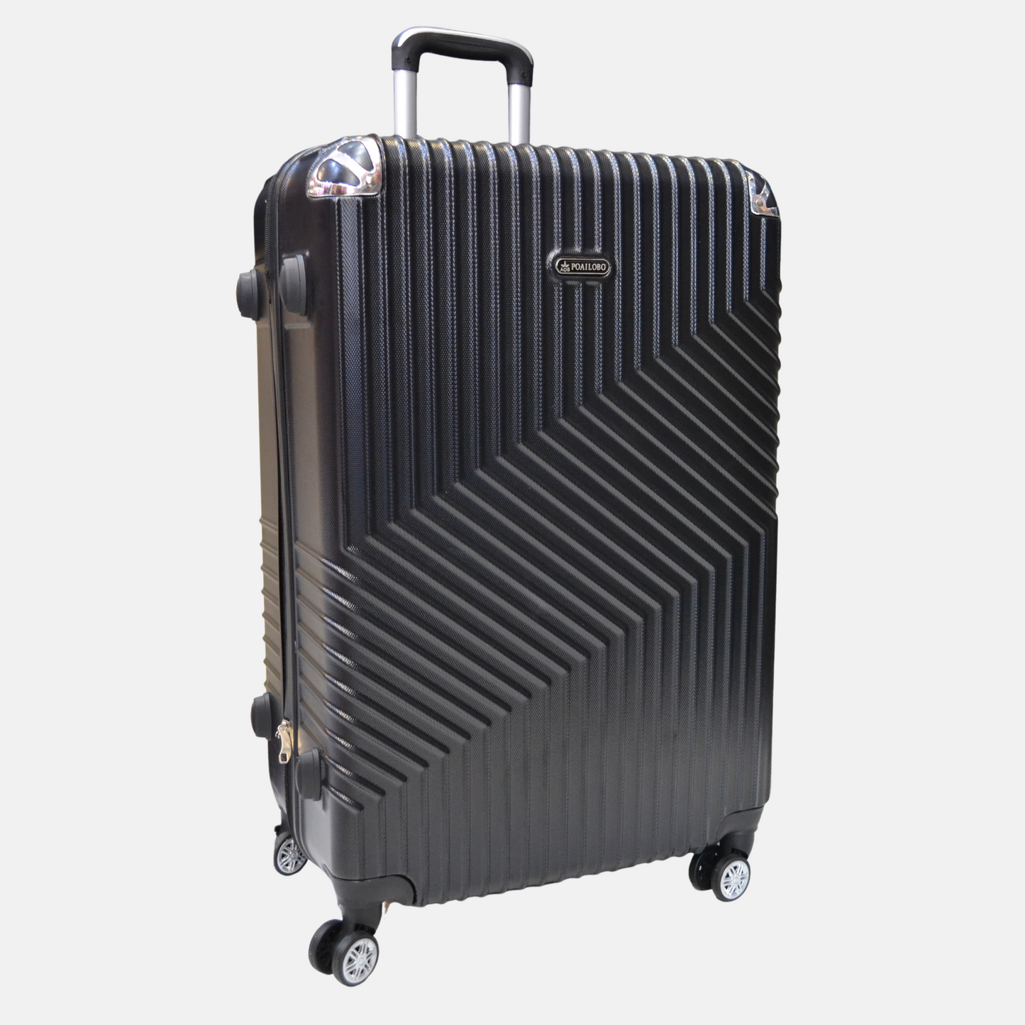 Ribbed Hard Case Luggage