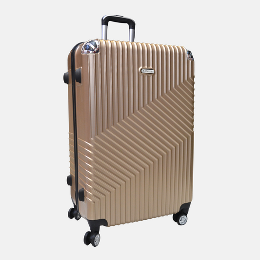 Ribbed Hard Case Luggage